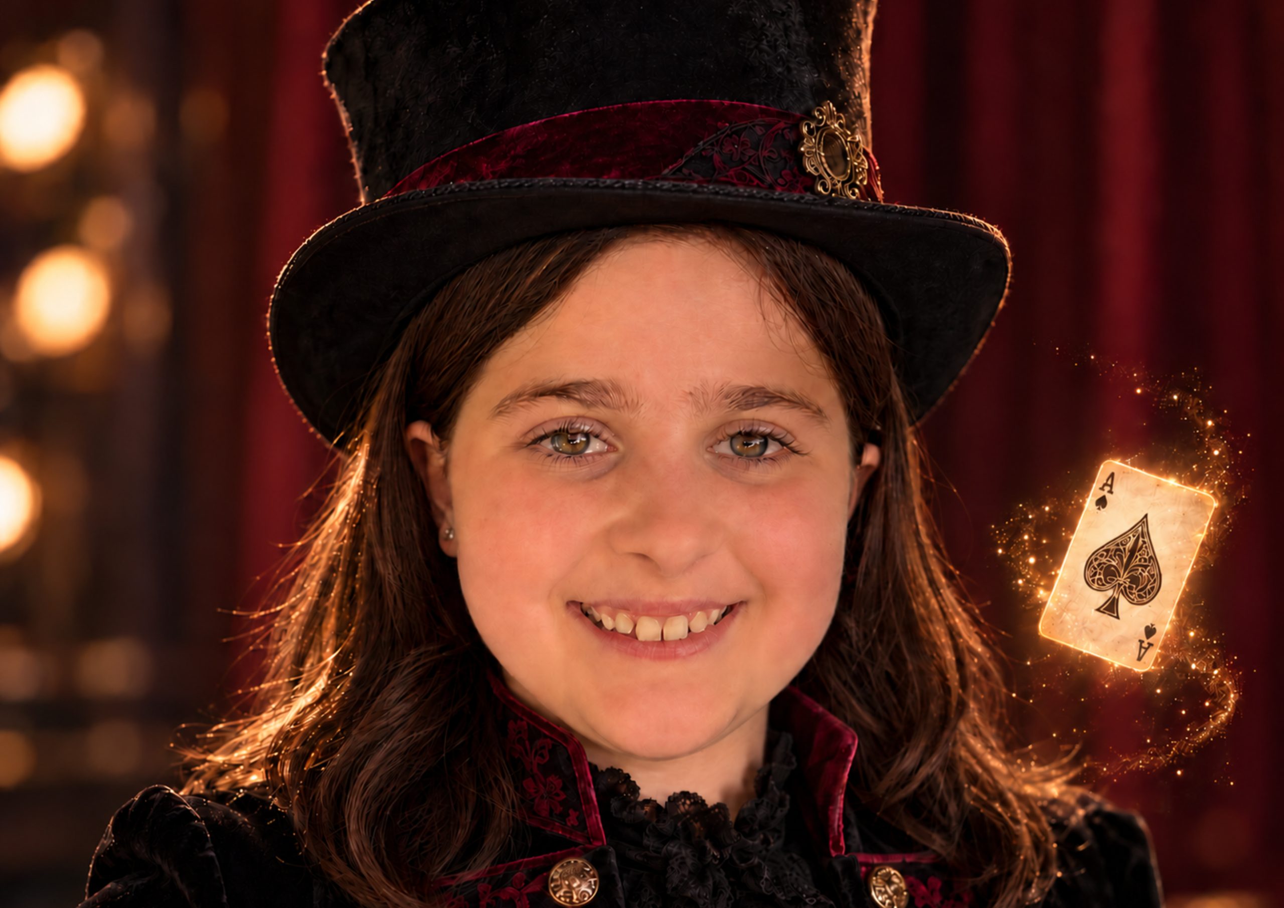 Giulia, jove maga de 10 anys
