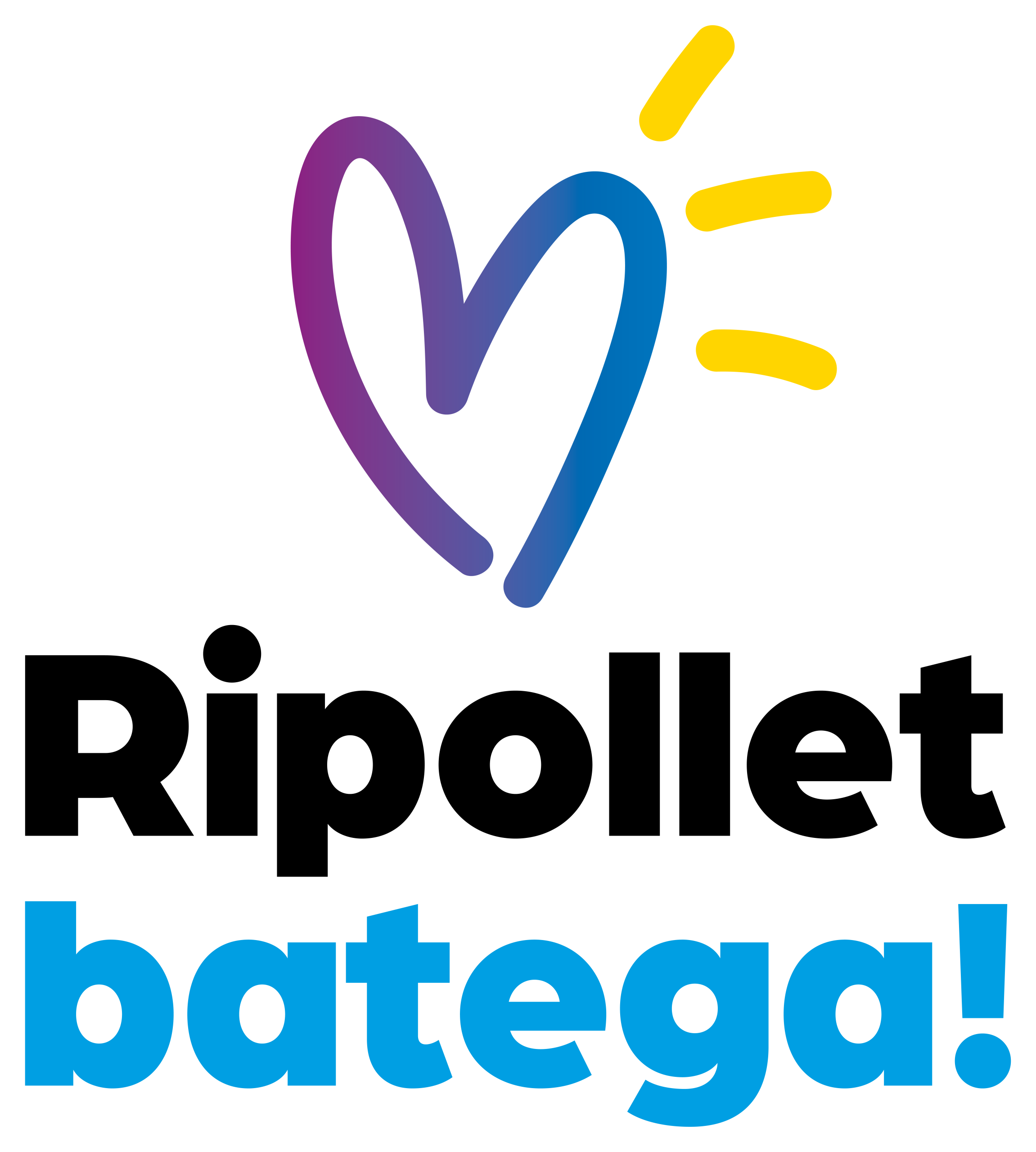 Logotip de Ripollet batega!